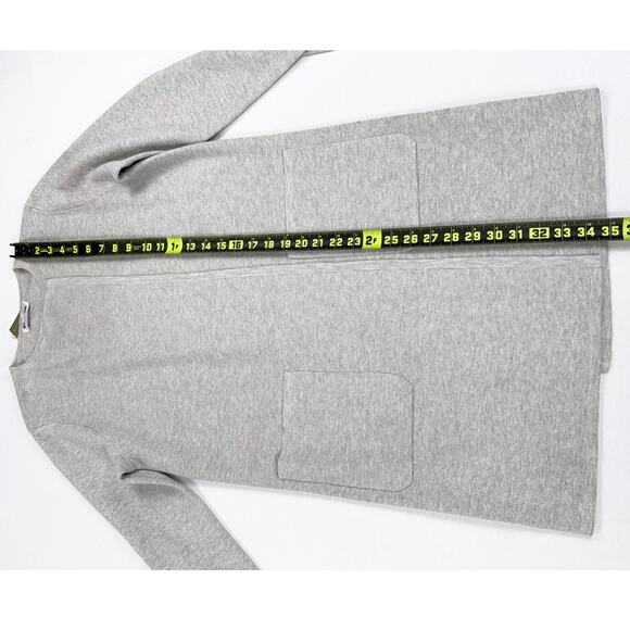 J Crew Women's Juliette Wool Blend Collarless Sweater Blazer Small Heather Gray - Picture 15 of 16